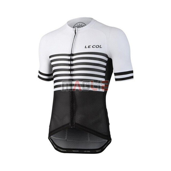 Maglia Le Col Manica Corta 2021 Nero Bianco - Clicca l'immagine per chiudere